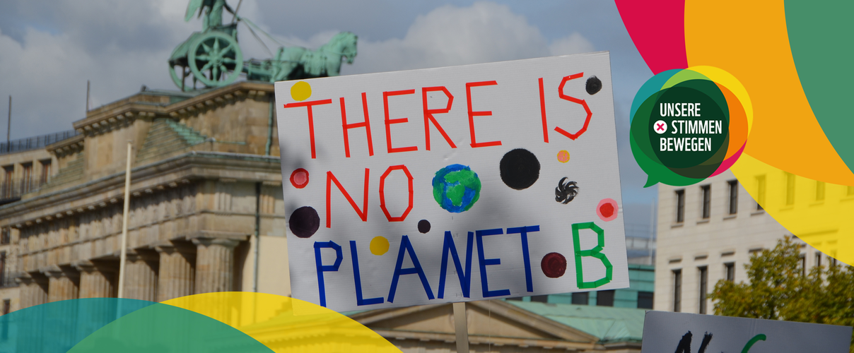 Kein Planet B: Demonstranten bei der Fridays for Future Demonstration für mehr Klimaschutz © Luisa Sandkühler / WWF