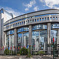 Das Gebäude des Europäischen Parlaments in Brüssel, Belgien © mdmworks / iStock / GettyImages