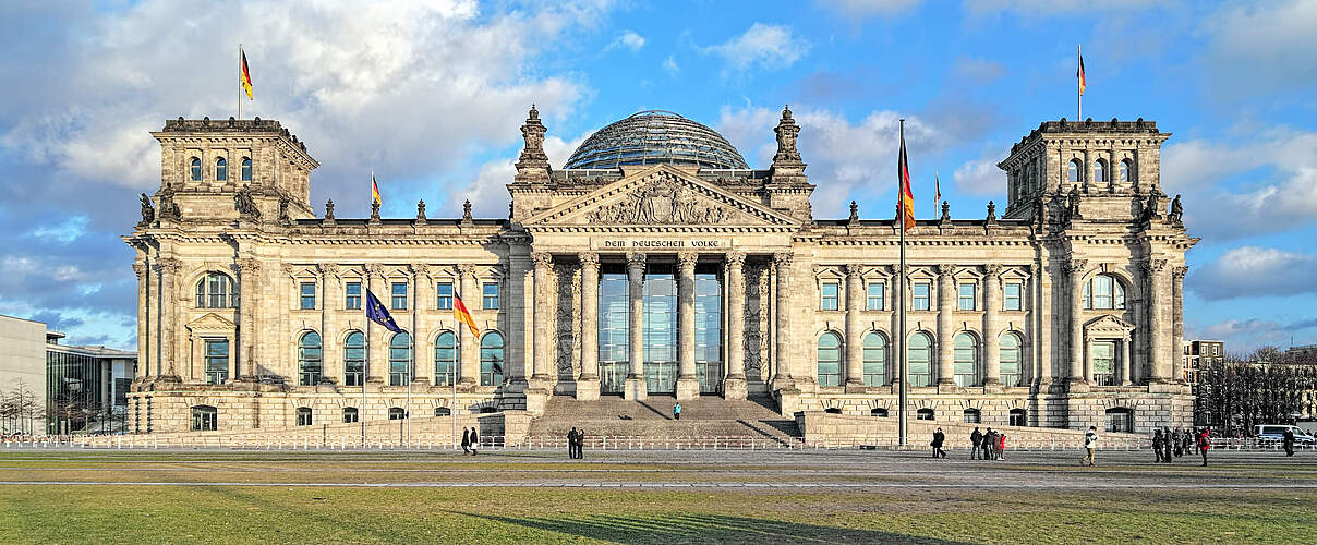 Reichstag building in Berlin, Germany