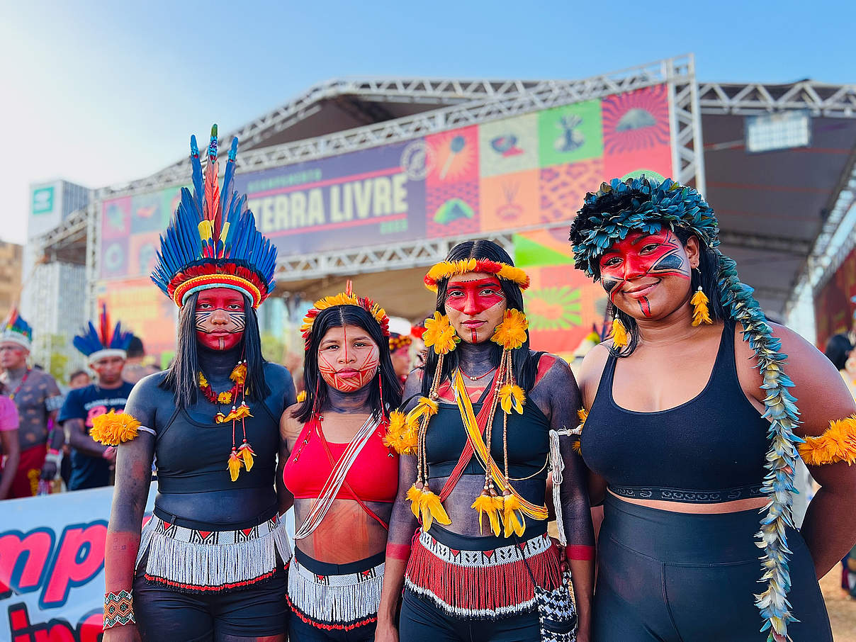 Indigene aus ganz Brasilien kamen zur Indigenen Woche zusammen © WWF Brasilien