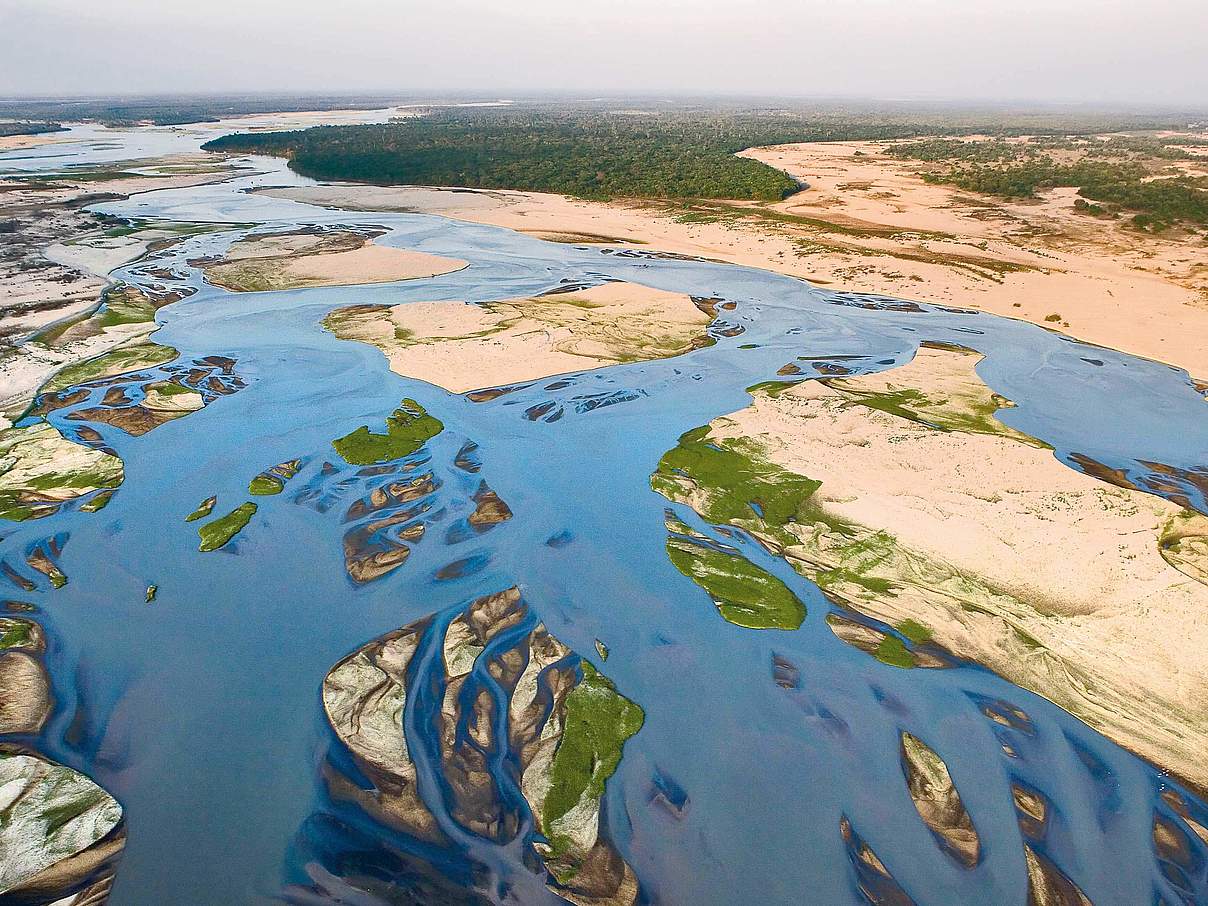 Ausschnitt des Schutzgebietes Selous in Tansania © Michael Poliza / WWF