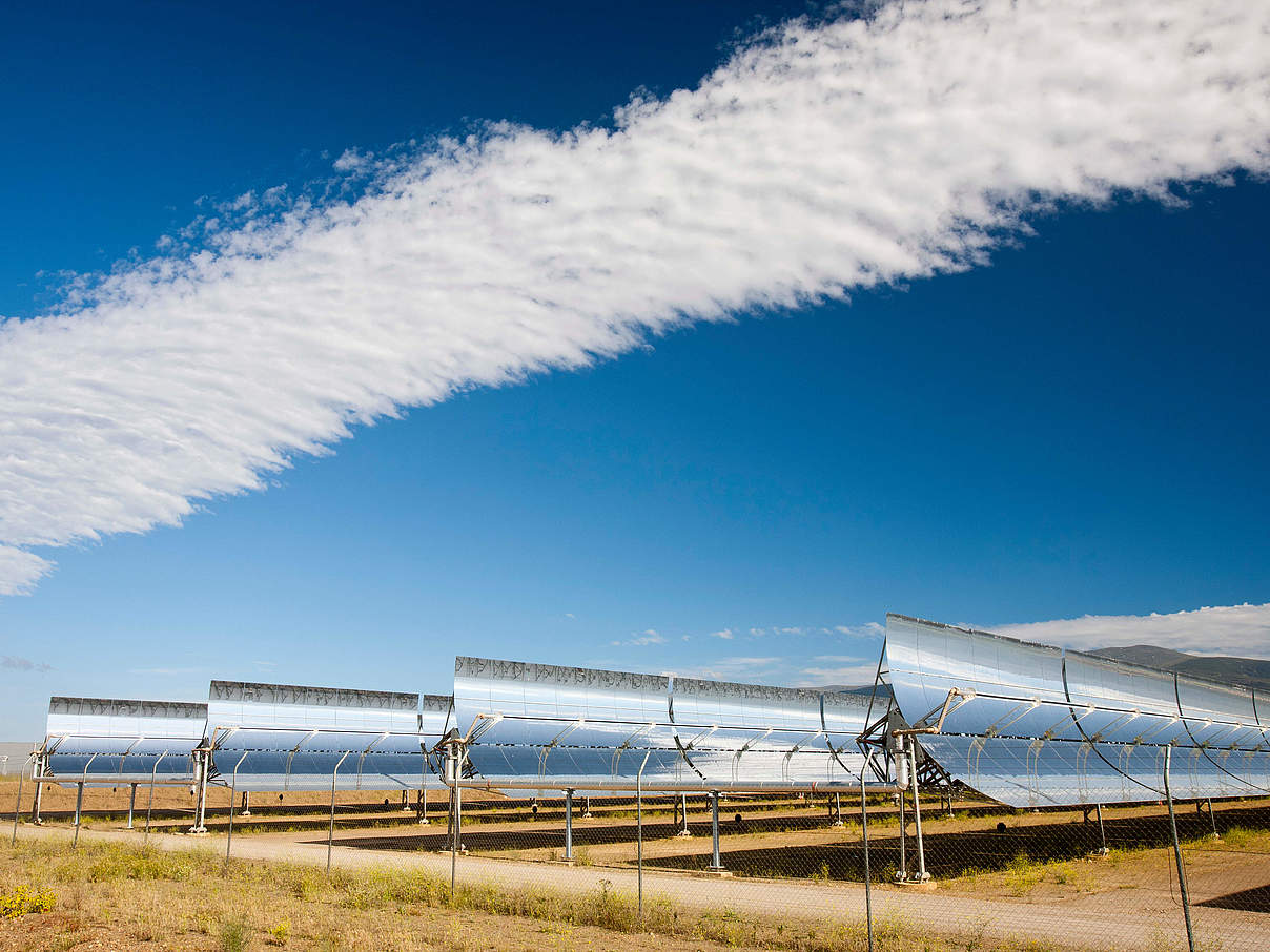 Sonnenwärme-Kraftwerk in Spanien © Global Warming Images / WWF