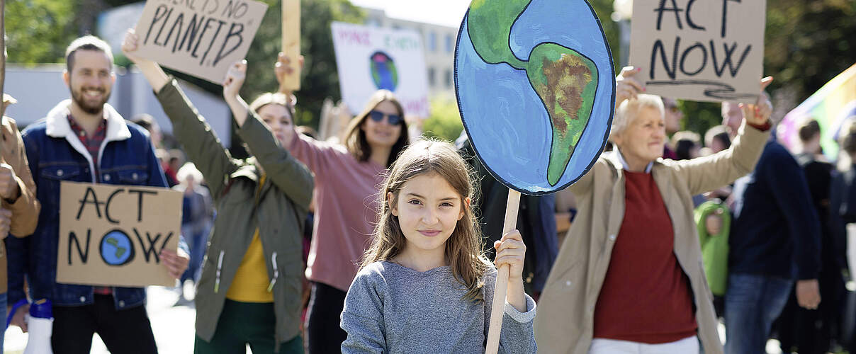 Demo für mehr Klimaschutz © Halfpoint / GettyImages
