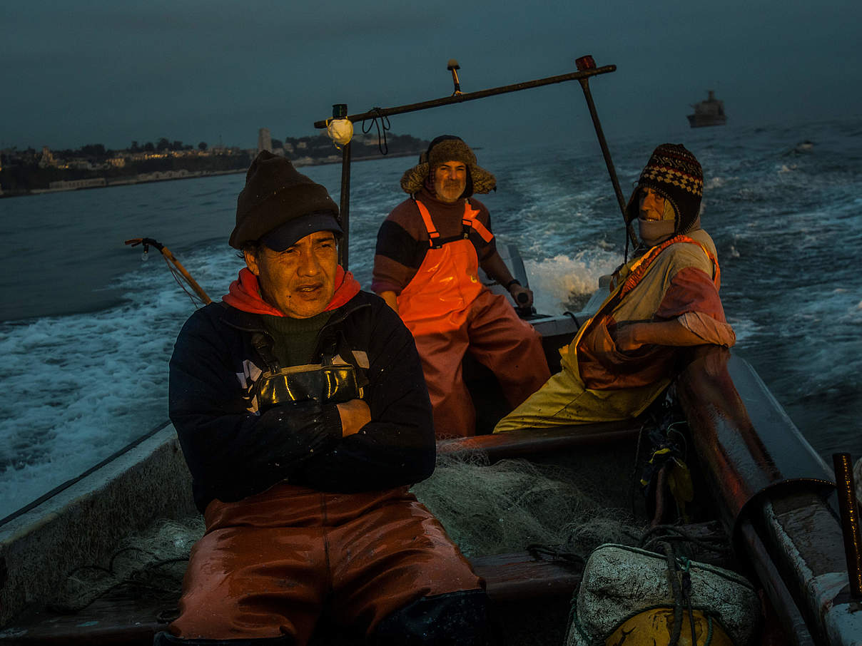 Fischer im chilenischen Valparaiso © Meridith Kohut / WWF-US