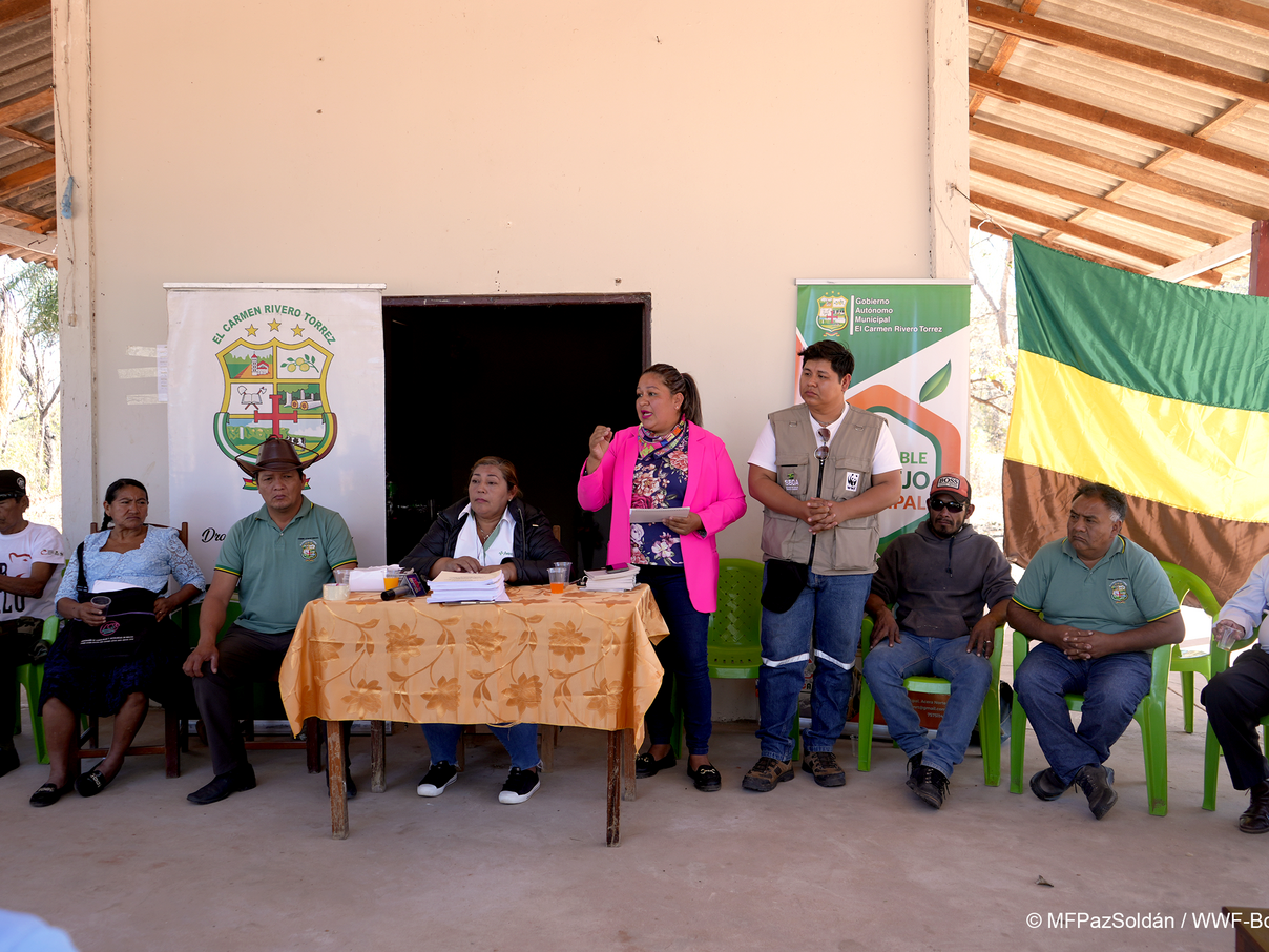 Gemeinsames Engagement für das neue Schutzgebiet © MFPazSoldán / WWF Bolivia 