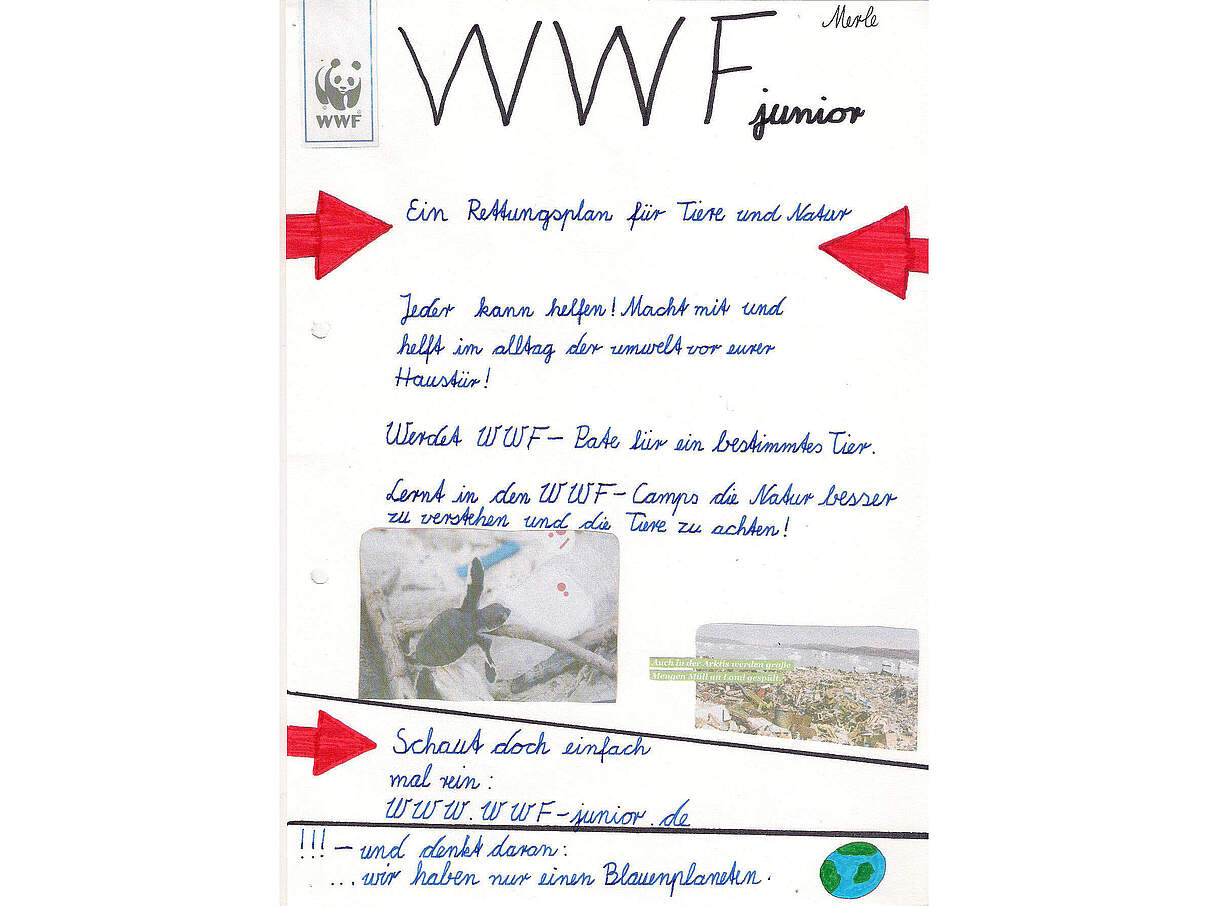 Rettungsplan zum Thema Plastik von Merle