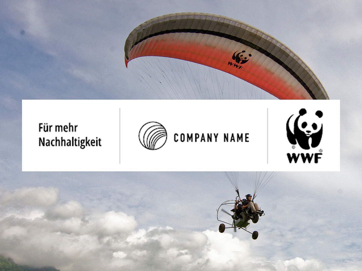 Ultraleichtflugzeug © Adam Oswell / WWF