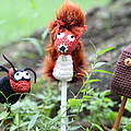 Fingerpuppen-Familie das Baumentdecker-Sets © WWF