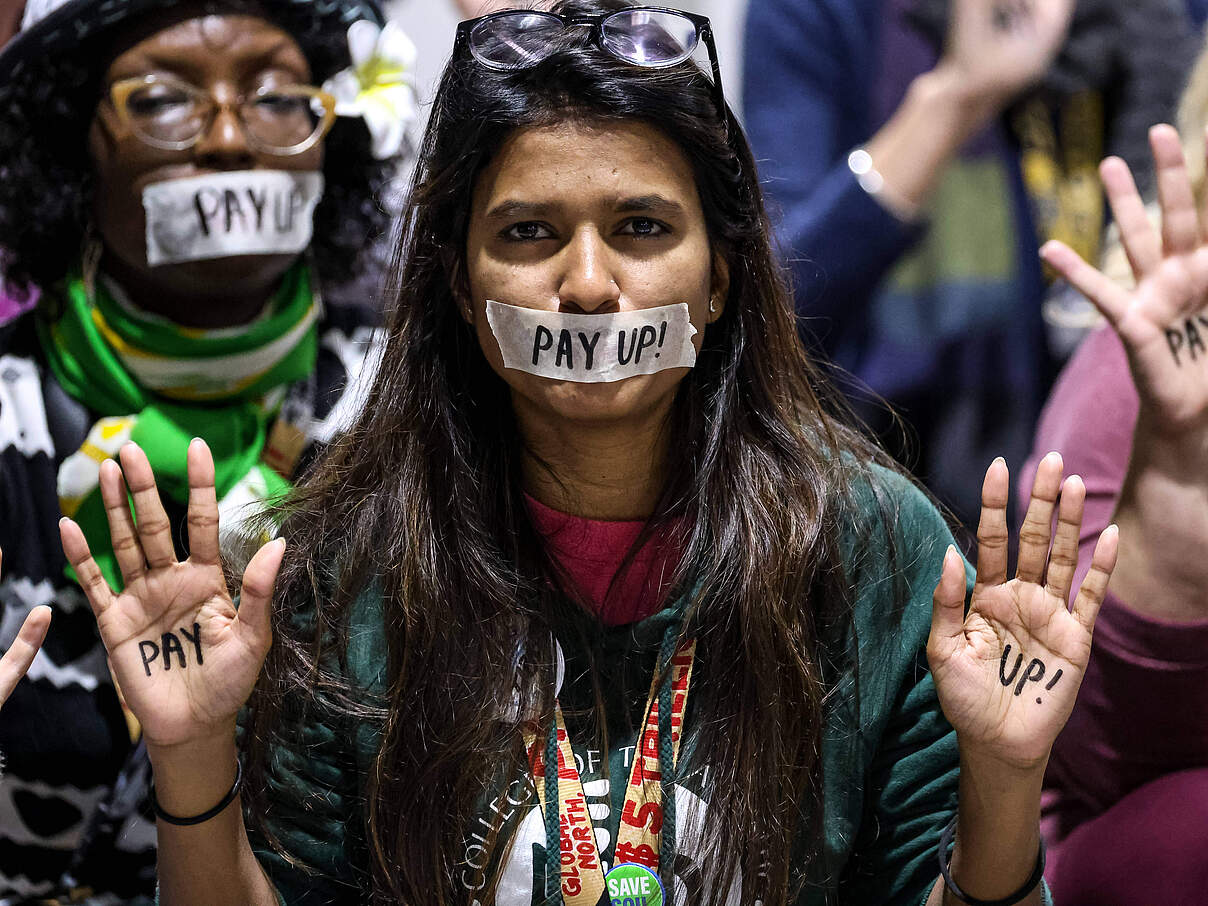 COP29 Baku: Proteste © Imago / ZUMA / Press Wire / Dominika Zarzycka COP29 Baku: Proteste © Imago / ZUMA / Press Wire / Dominika Zarzycka