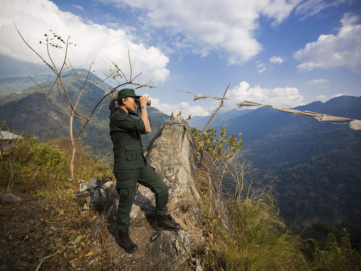 Singye Wangmo, Senior Forestry Officer in Bhutan © Simon Rawles / WWF-UK