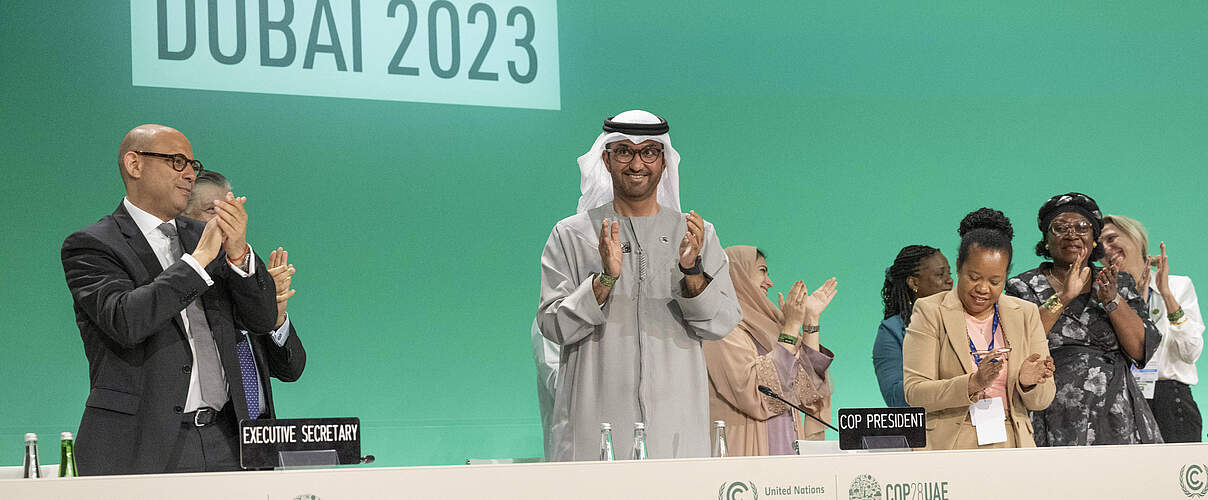 Einigung bei der COP28 in Dubai @ IMAGO / Henrik Montgomery