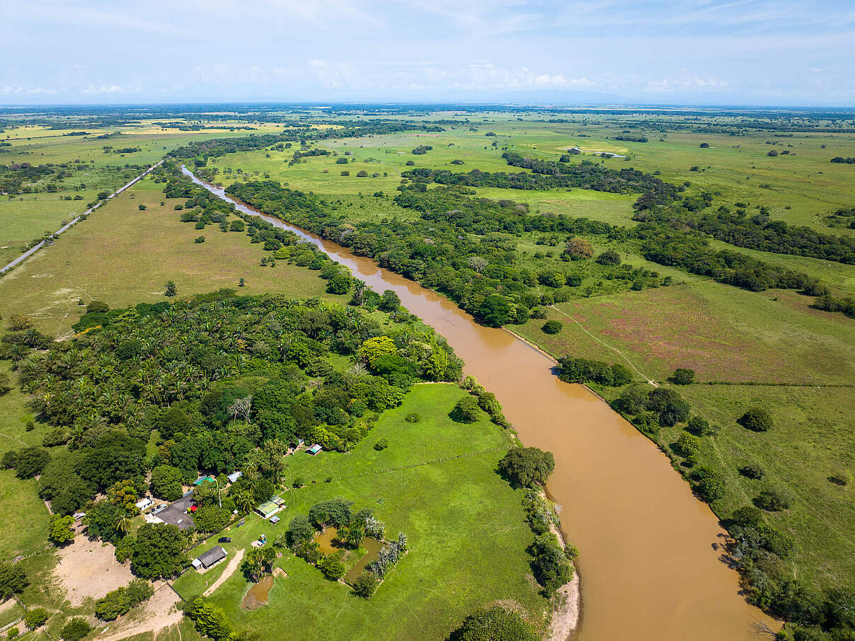 Das private Schutzgebiet der Viehzüchter:innen Libia und Yanire Arismendy © Julian Manrique / WWF Colombia