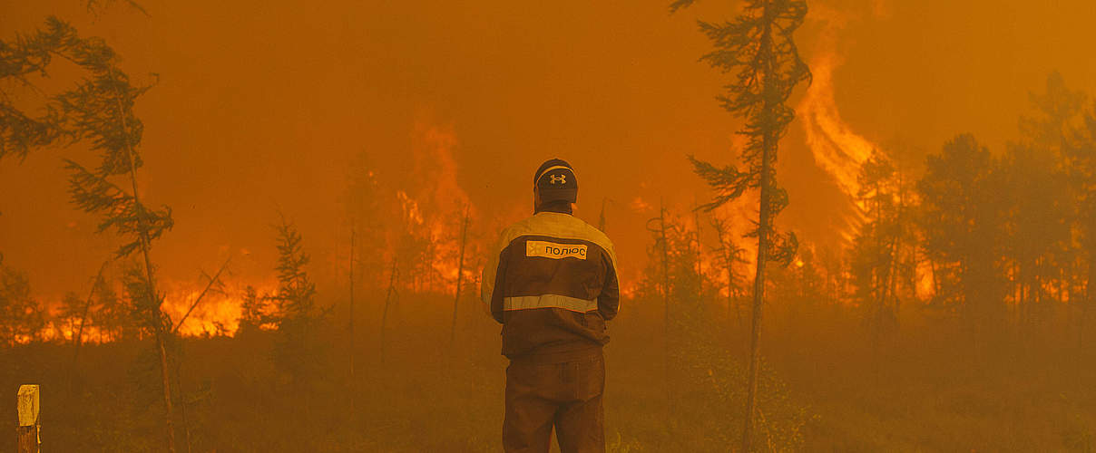 Waldbrand in der russischen Republik Jakutien © Imago/ITAR-TASS/Ivan Nikforov