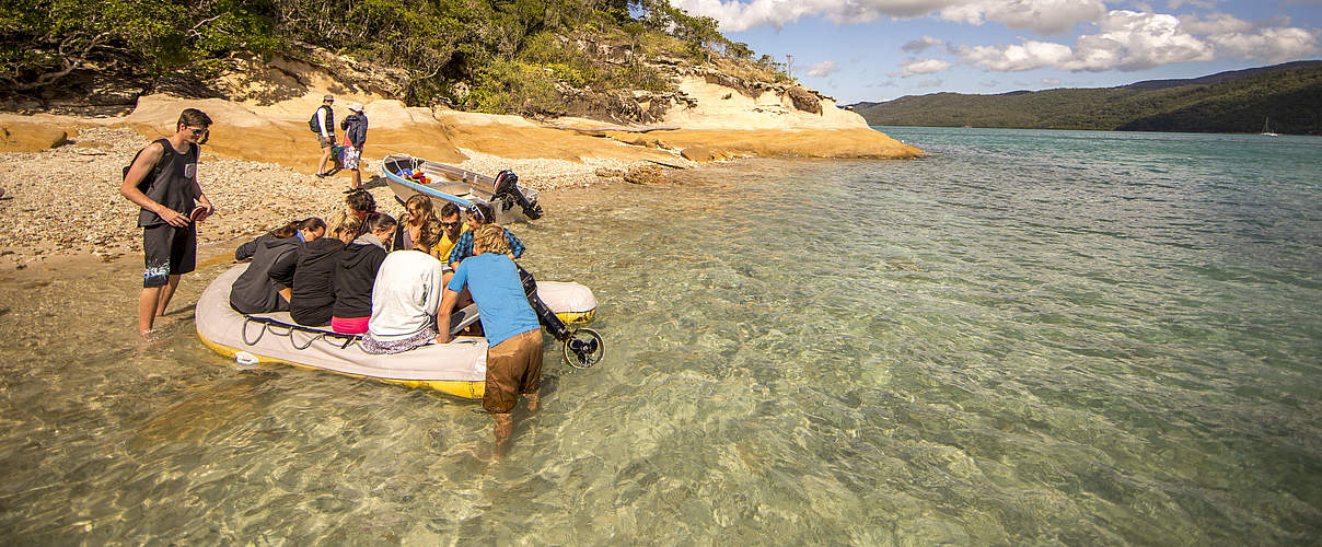 Schnorchel-Ausflug in Queensland, Australien © WWF / James Morgan