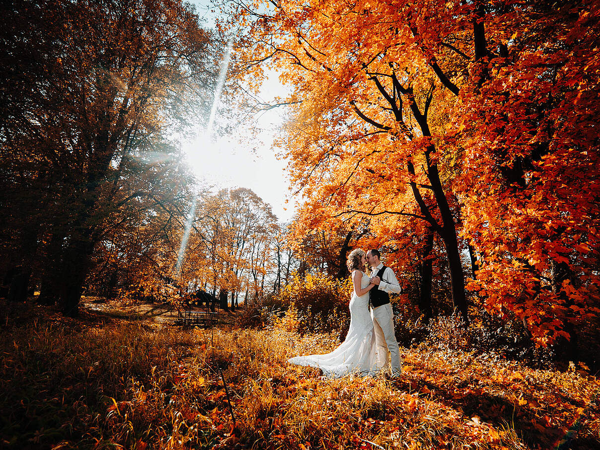 Hochzeit im Herbst