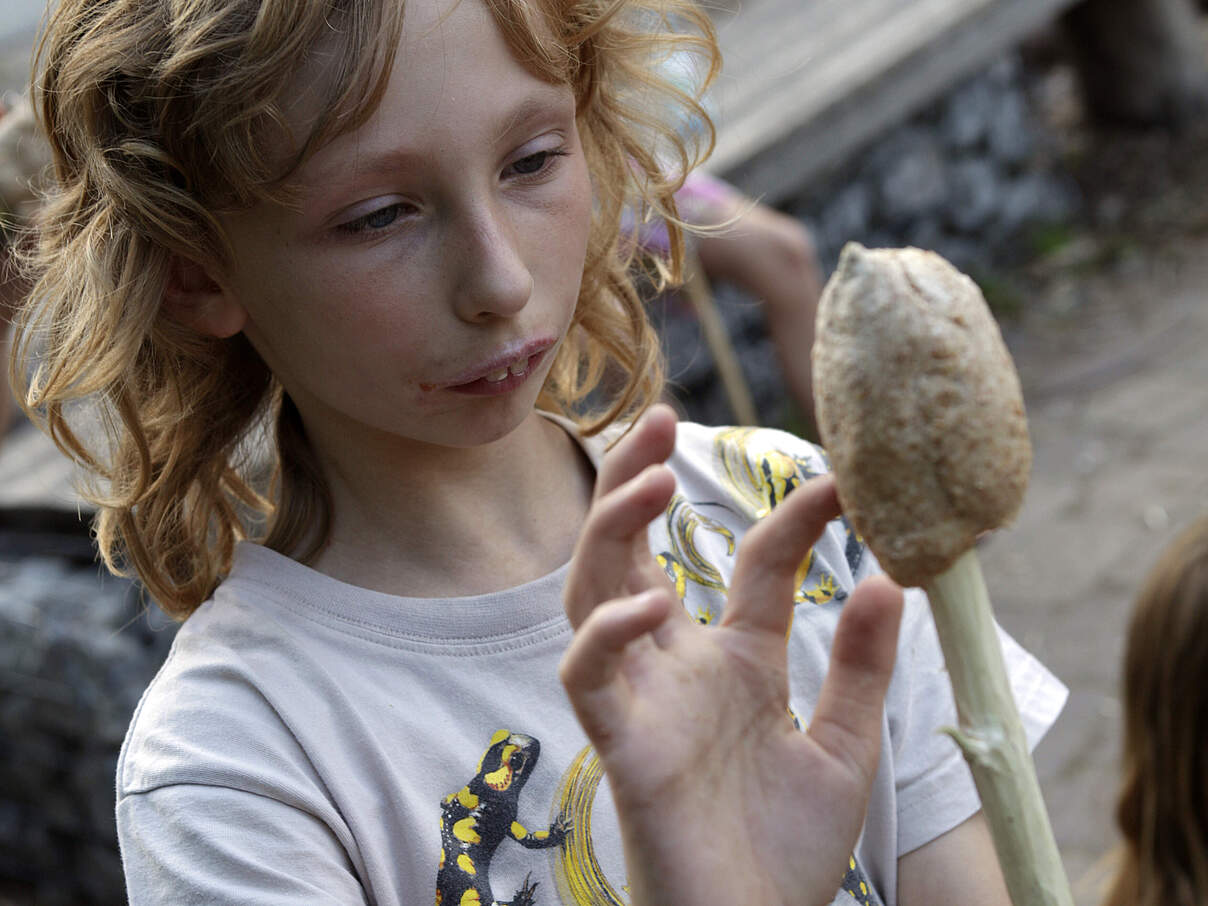 Stockbrot-Teig am Stock
