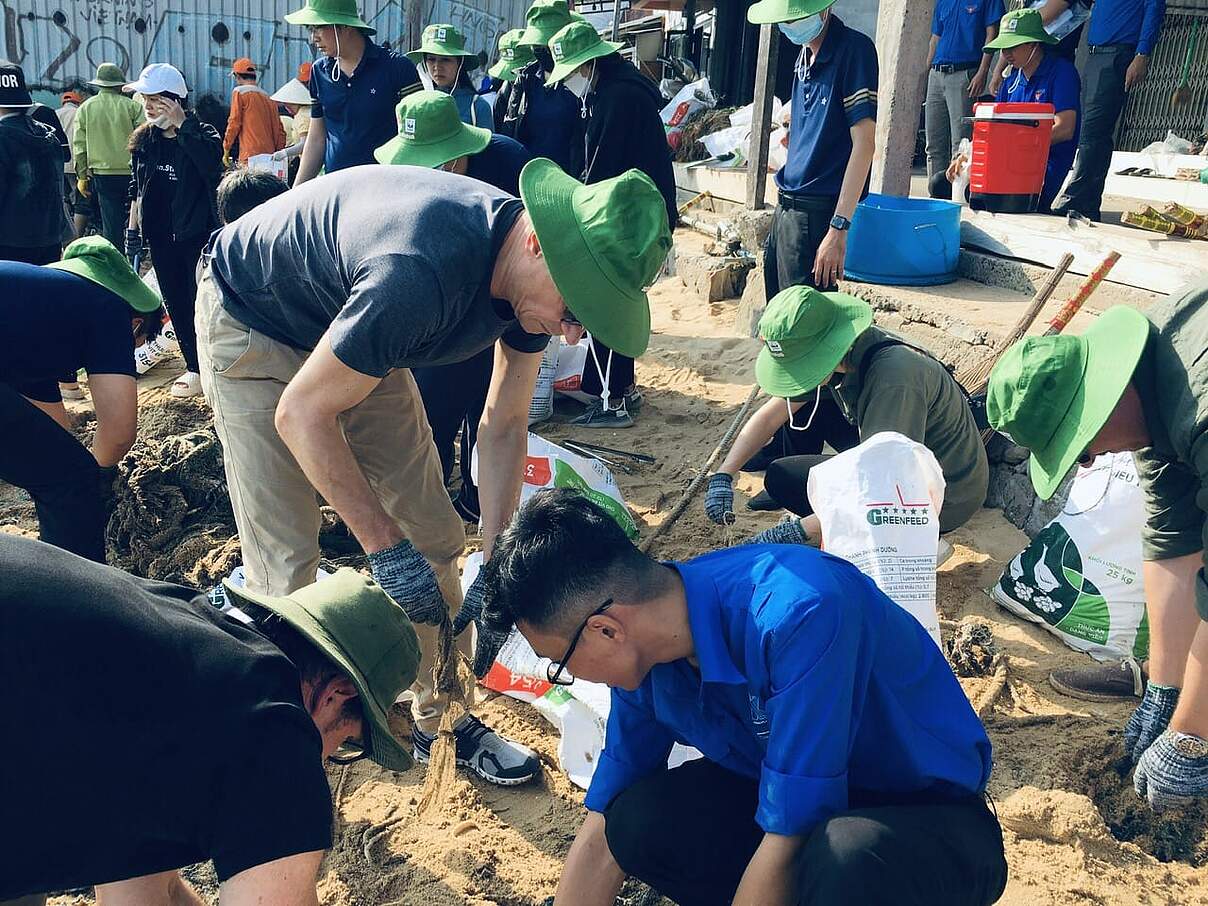 Clean-Up Aktion in Vietnam © WWF