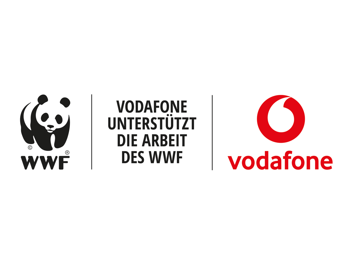 Kooperationslogo Vodafone / WWF