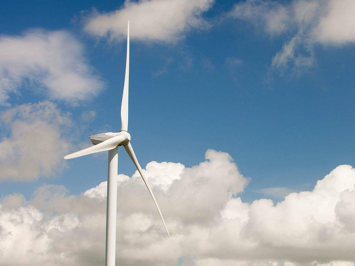Windkraftrad © Global Warming Images / WWF