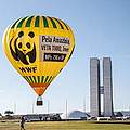 WWF-Aktion gegen die Verkleinerung von Amazonas-Schutzgebieten in Brasília © Marco Antonio Teixeira/WWF