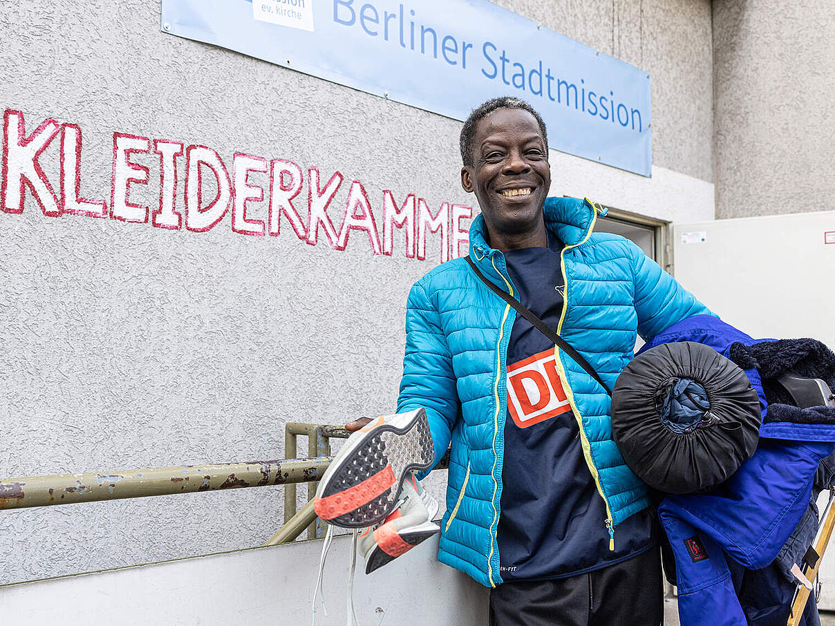 Kleiderkammer der Berliner Stadtmission © Ralf Günther