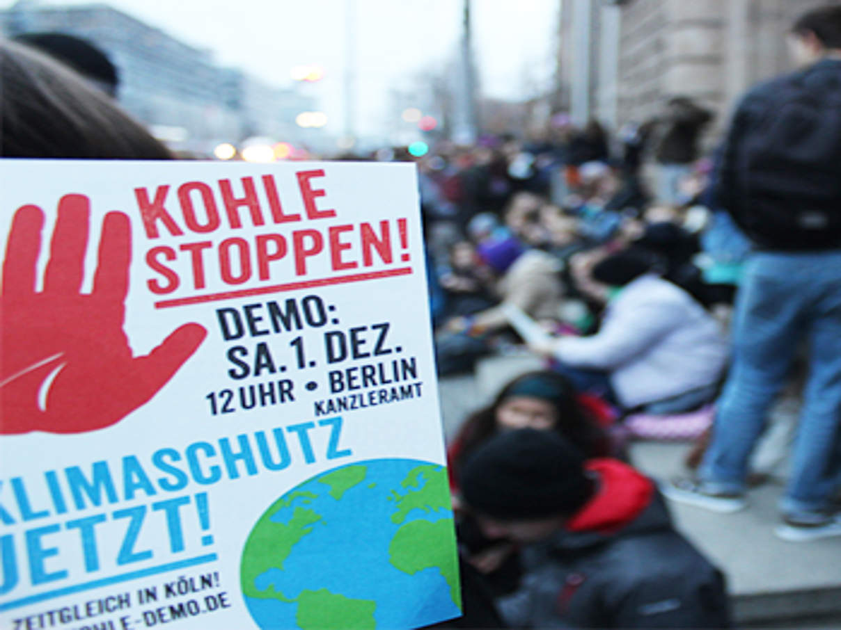 Demonstrationen im Vorfeld der COP sollen die Regierung an ihre Verantwortung erinnern © WWF Deutschland