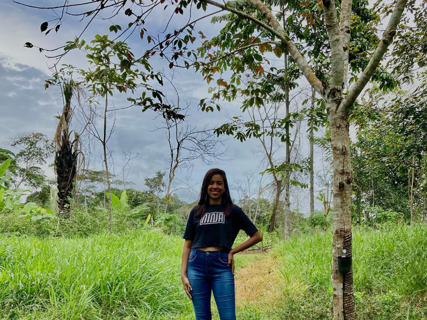 Der Amazonas ist ihr zuhause © Raiara Barros / Instagram Der Amazonas ist ihr zuhause © Raiara Barros / Instagram