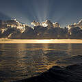 Sonnenuntergang am Meer vor Honduras © Antonio Busiello / WWF US