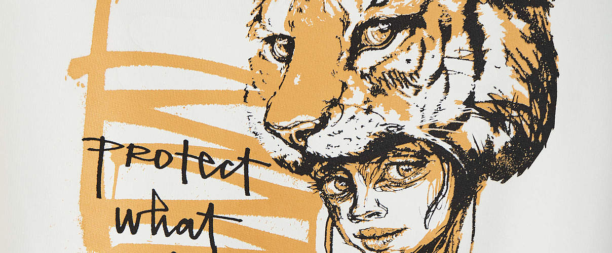 Streetart-Special Tiger-Motiv von Hera / Jasmin Siddiqui © WWF