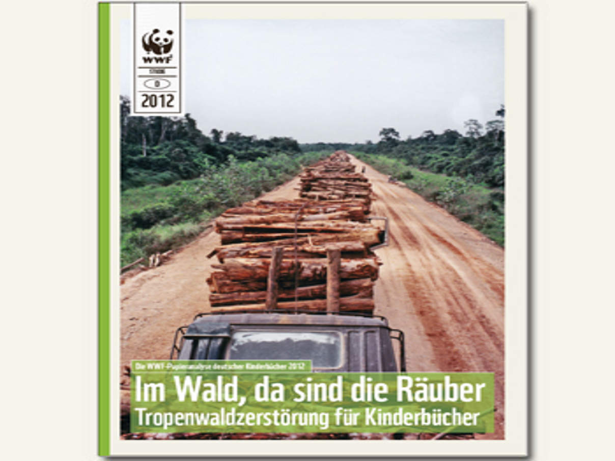 Fast 30 Prozent der untersuchten Kinderbücher enthielten erhebliche Mengen Tropenholz. © WWF