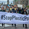 Protest in Ottawa gegen Plastikverschmutzung 2024 © Markus Winkler / WWF