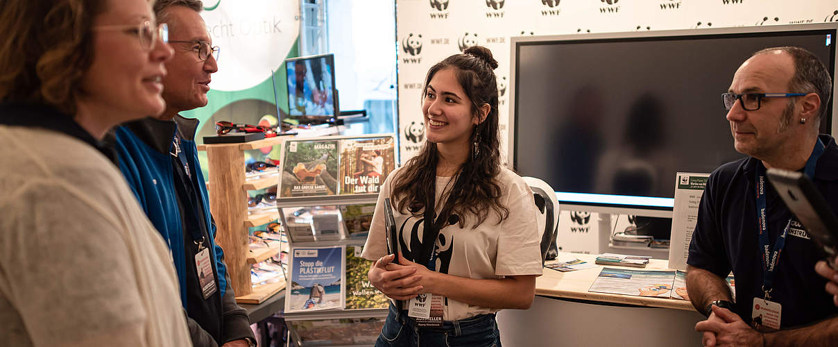 WWF Stand auf der Mundologia 2020 © Sebastian Kautz / WWF