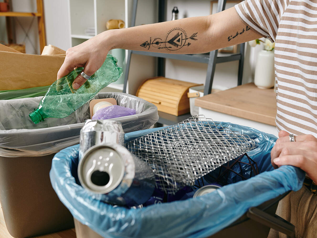 Recycling beginnt im Haushalt 