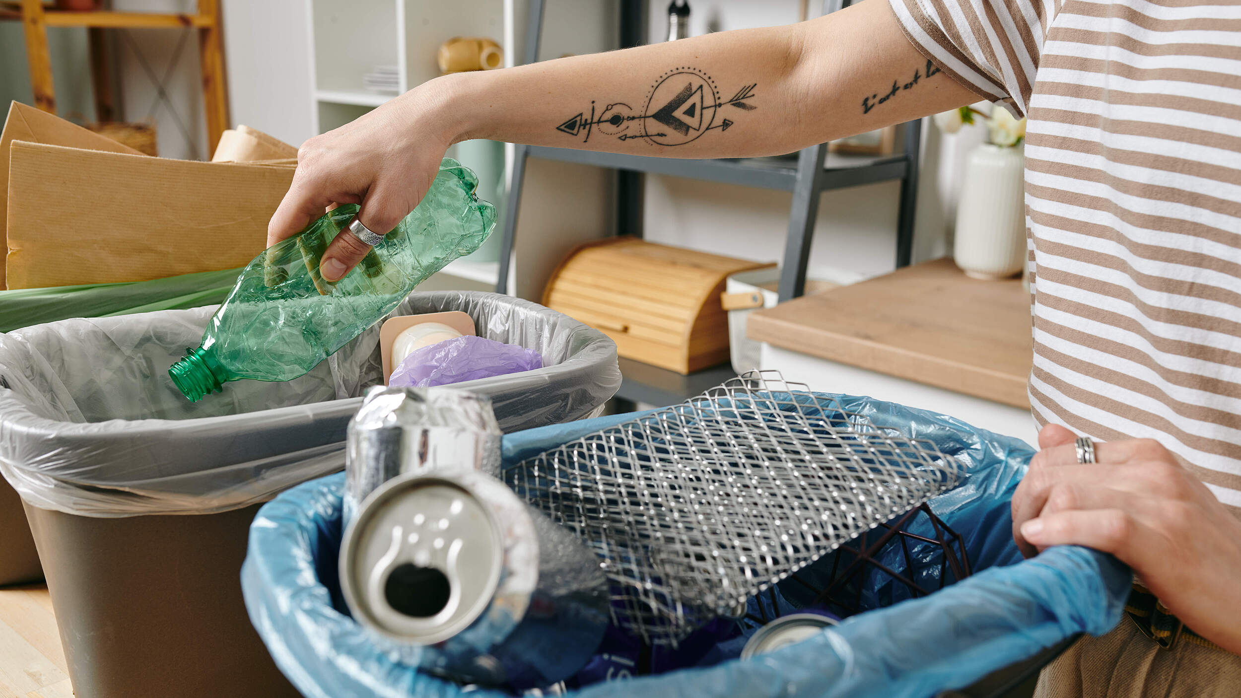 Recycling beginnt im Haushalt 