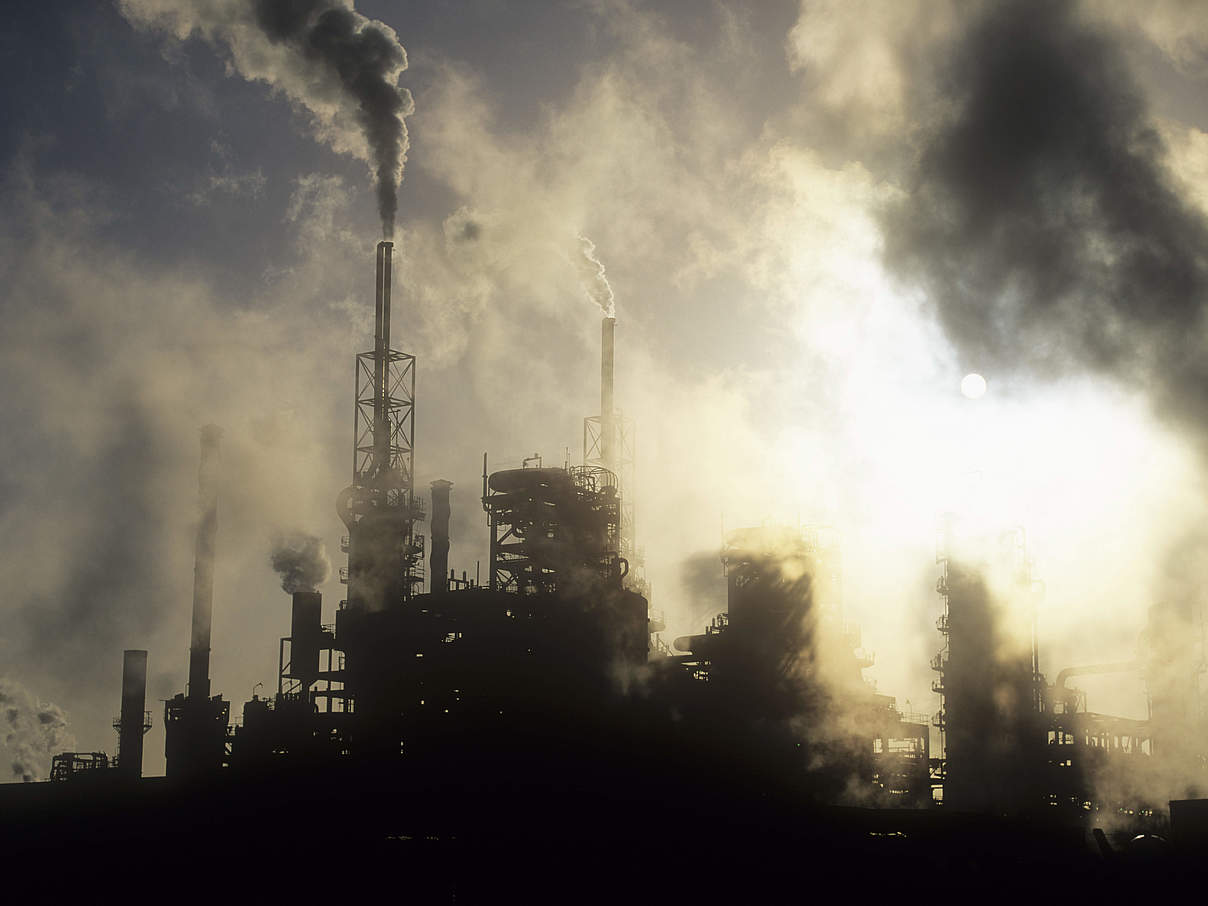 Petrochemie-Anlage im Vereinigten Königreich © Global Warming Images / WWF