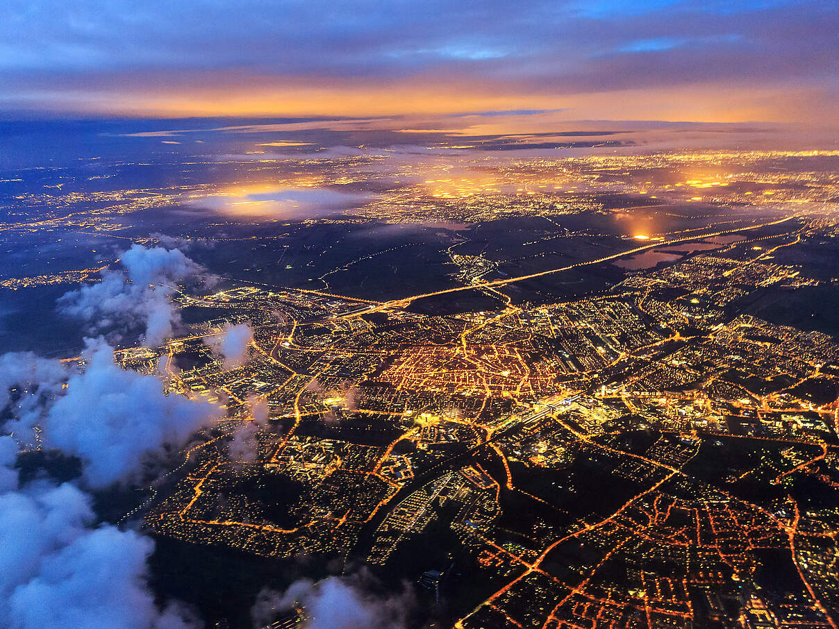Luftaufnahme von Leiden (Niederlande) © dennisvdw / iStock / Getty Images