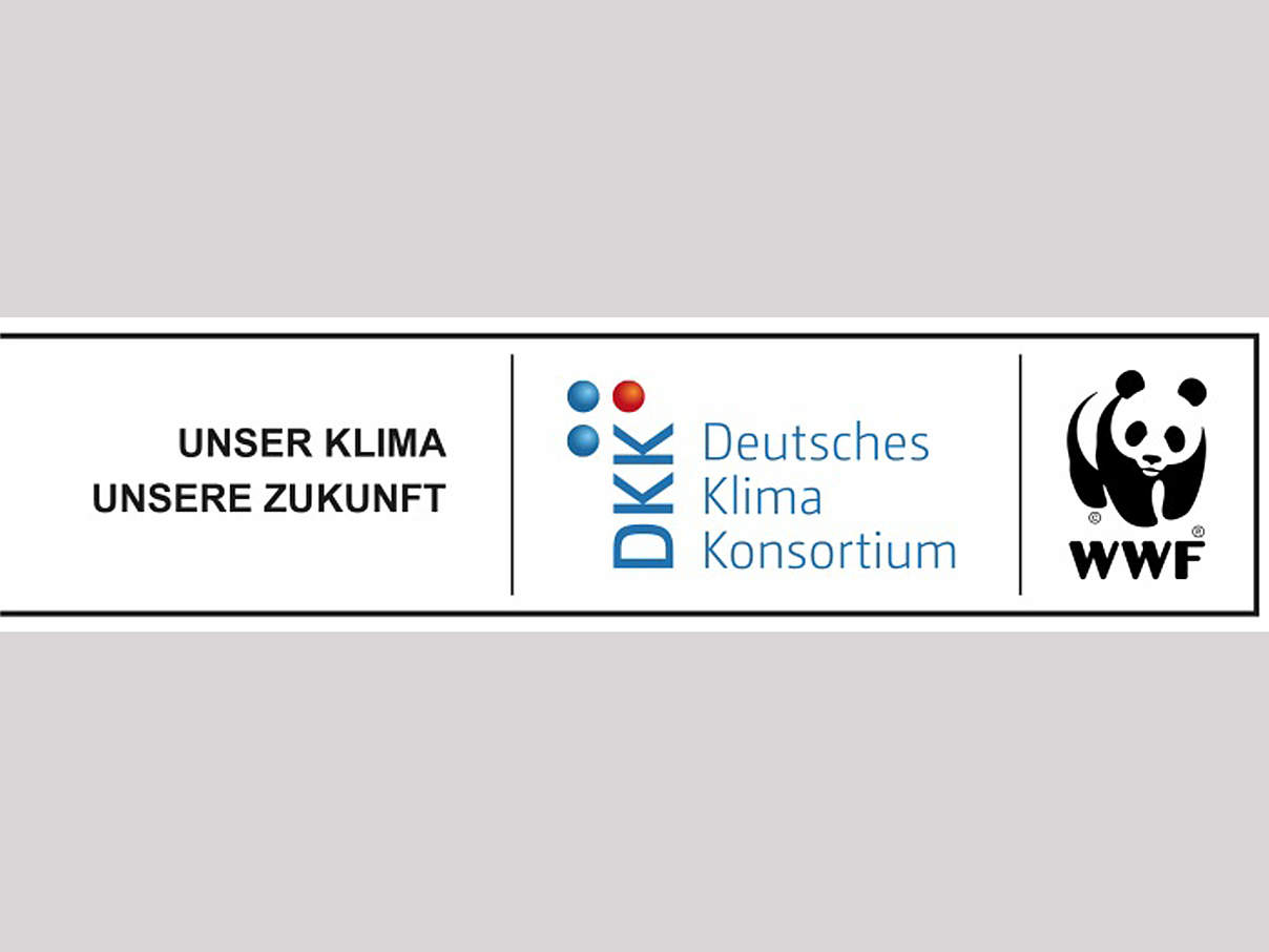 MOOC-Kooperations-Logo / unser Klima unsere Zukunft / DKK und WWF