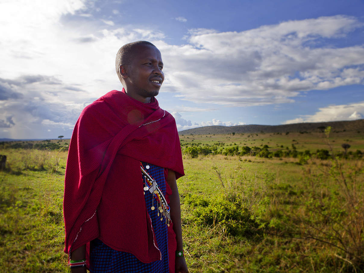 David Leto, Mitarbeiter des WWF-Kenia © Greg Armfield / WWF-UK