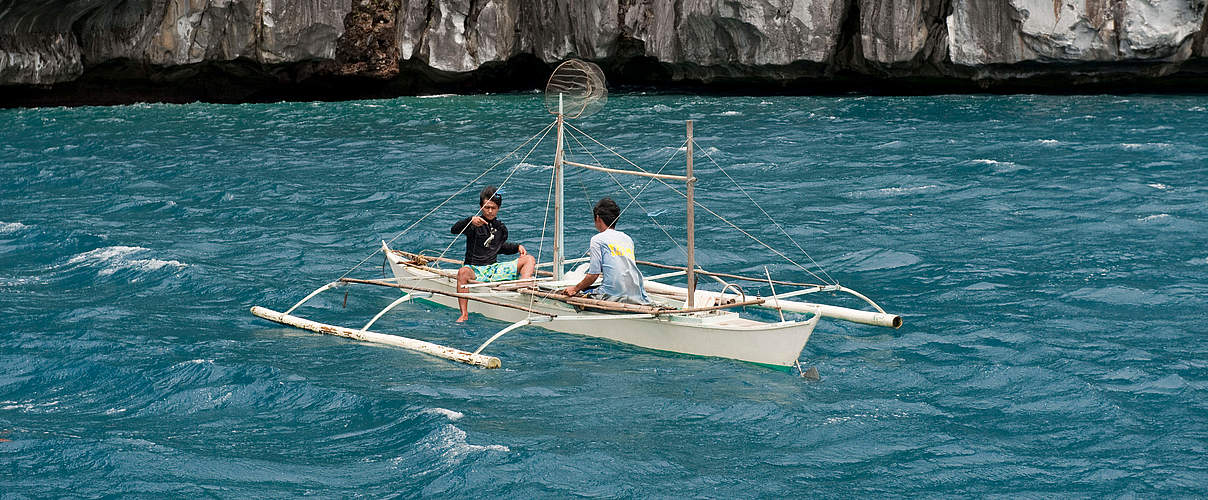 Handleinen-Fischer auf den Philippinen © Jürgen Freund / WWF