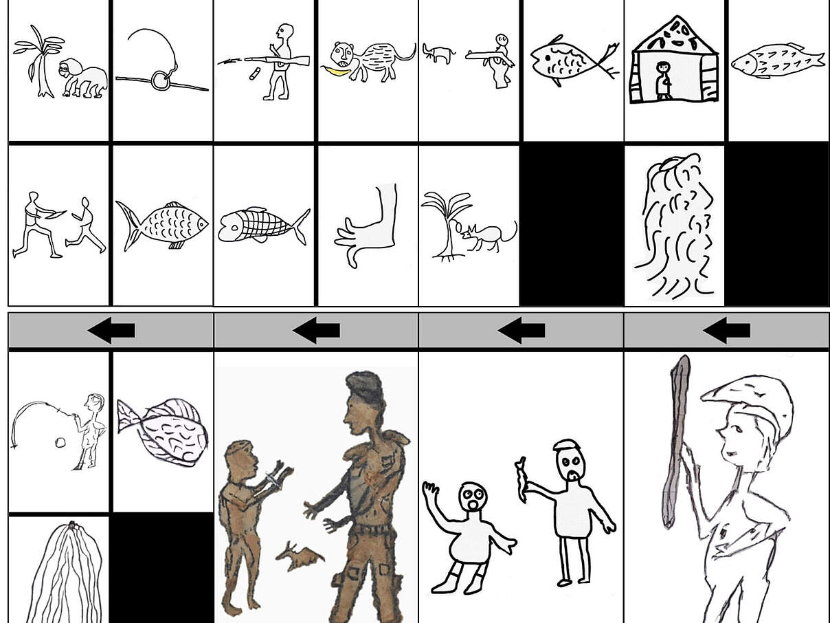 Auswahl von Icons in der App © WWF / UCL