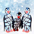 Zapfenpinguine basteln 