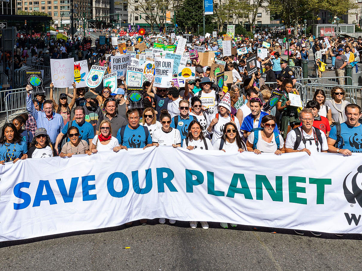 Klimademonstration in New York © Keith Arnold / WWF USA Klimademonstration in New York © Keith Arnold / WWF USA