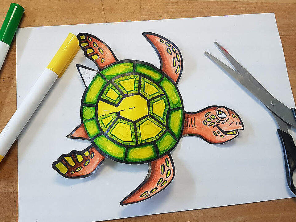 Schildkröte basteln