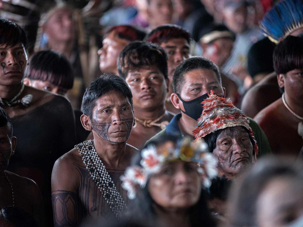 Wollen ihr Brasilien zurück: Indigenes Protestcamp 2022 © Jaqueline Lisboa / WWF