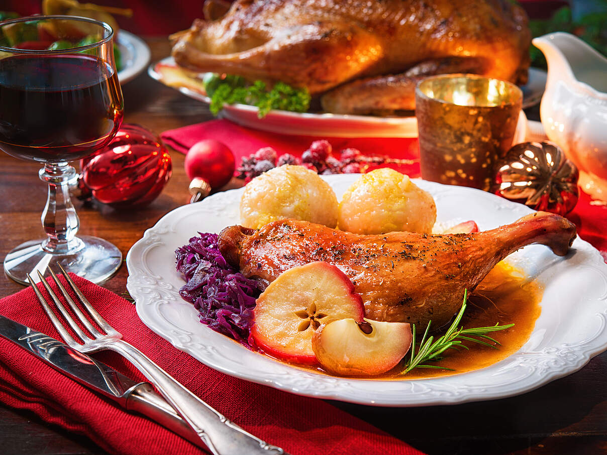 Ente zum Festtagsessen 