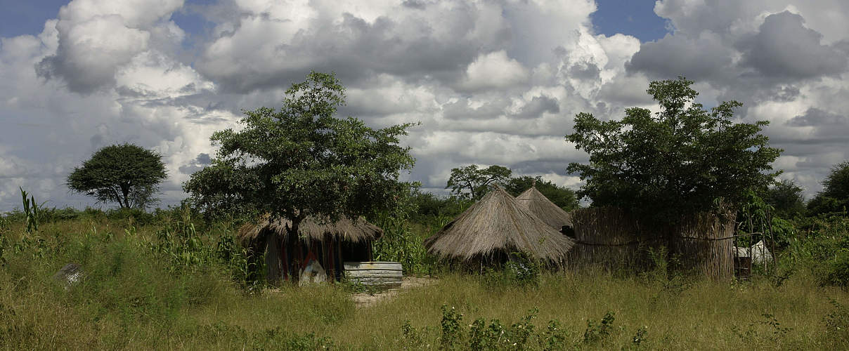 Dorf im Kwandu-Gemeindeschutzgebiet in Namibia © Folke Wulf / WWF 