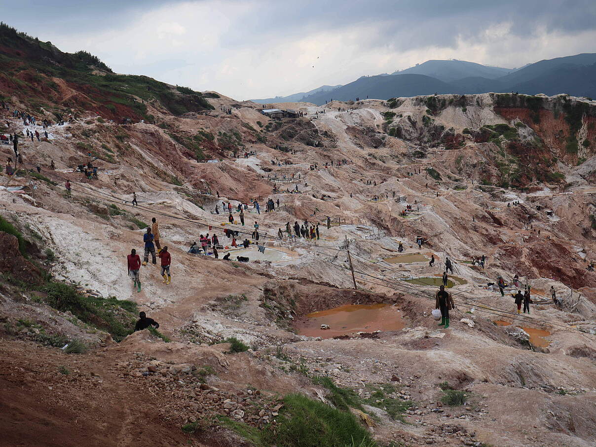 Abbauhalde von Koltan im Kongo © IMAGO / Xinhua Alain Uaykani