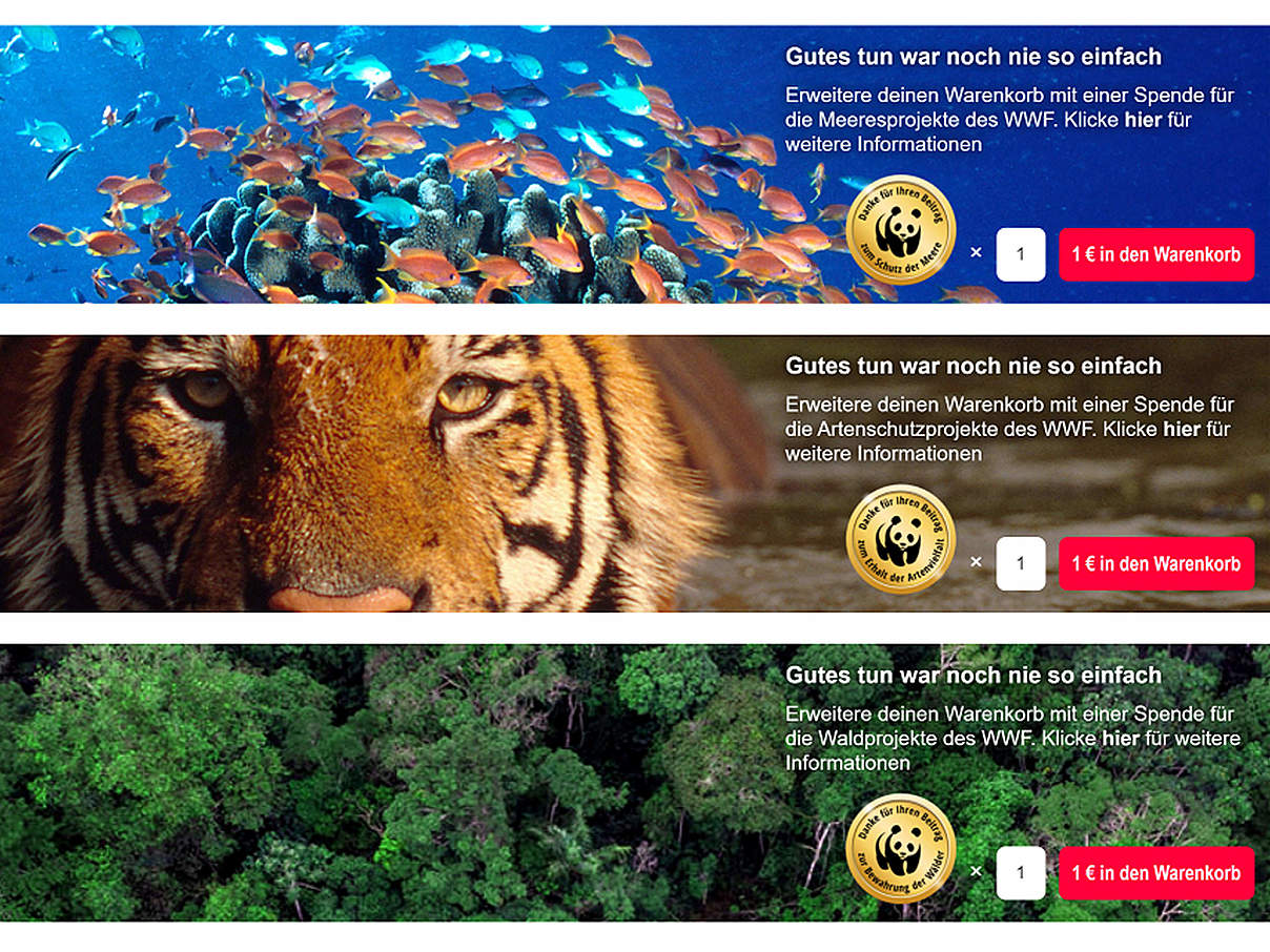 Themen-Banner für E-Shops © WWF Themen-Banner für E-Shops © WWF
