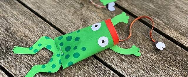 Frösche basteln 