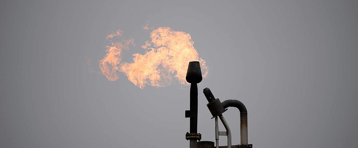 Verbrennung von Erdgas in Alaska © Chris Linder / WWF-US 